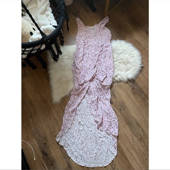 NICHOLAS Floral Drape Front Dress - Picture 2 of 5